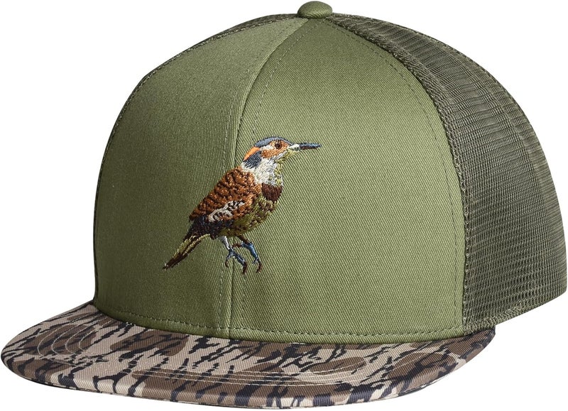 EDTREK Outdoorsman Pro Trucker Breathable Mesh Performance Cap - Flat Brim Snapback Hat - Image 2